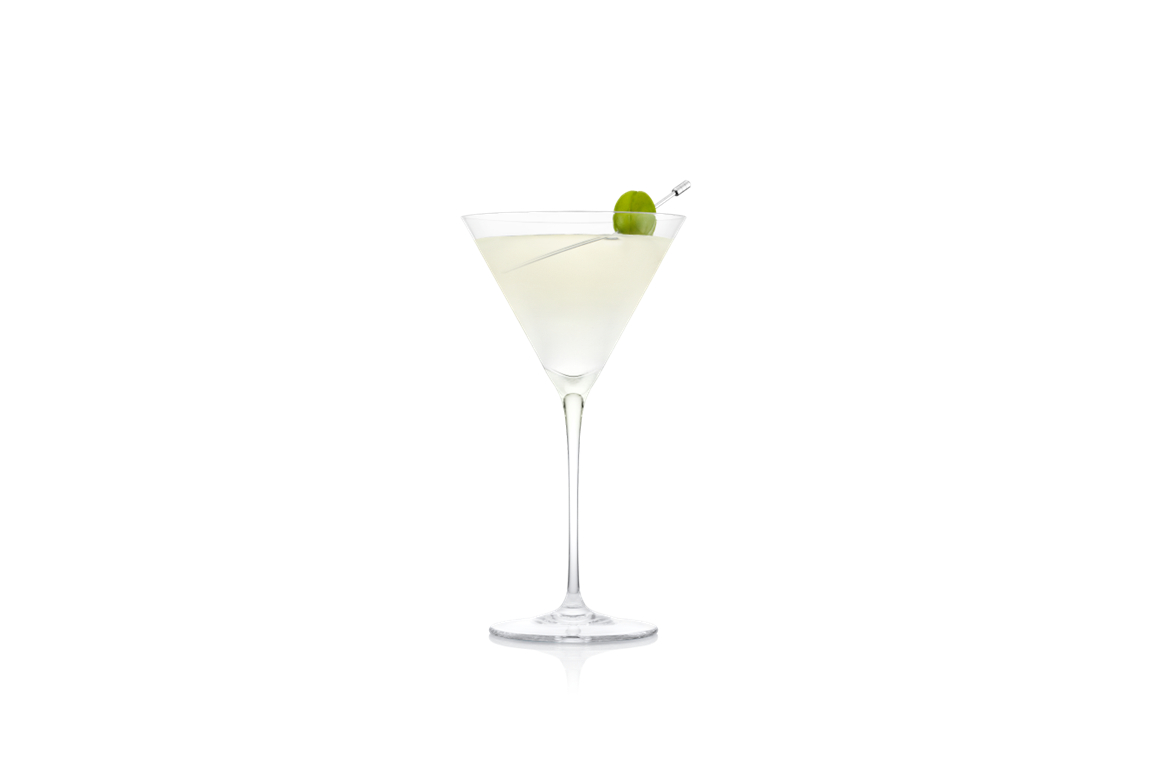 A glass of Noryo Tea Martini