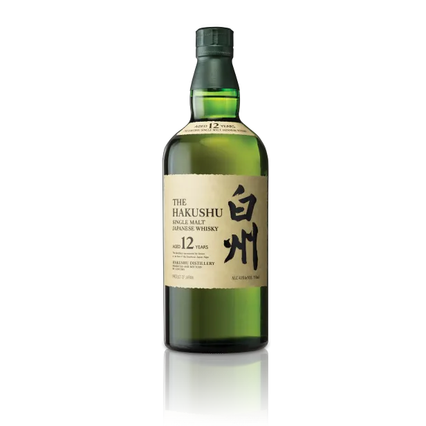 Green Hakushu 12 Suntory Whisky bottle