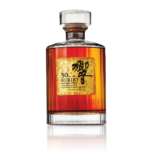 A bottle of Hibiki 30 year old