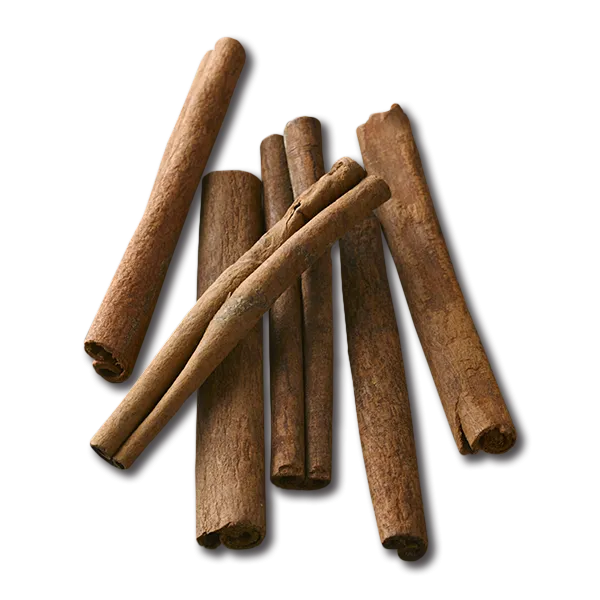 Six cinnamon sticks