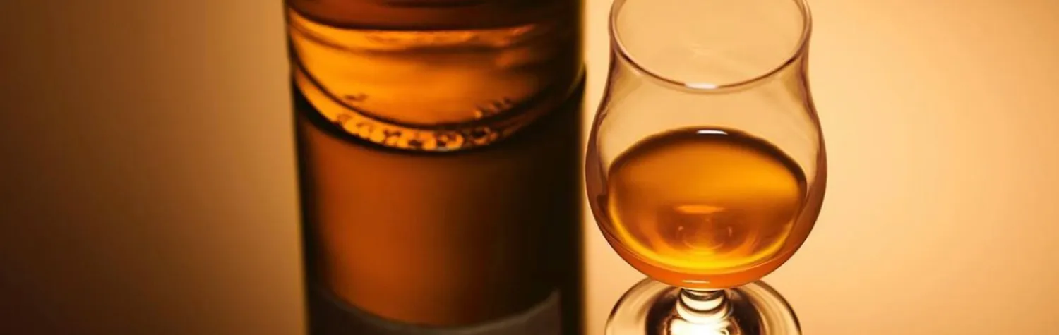 whisky glass filled with whisky