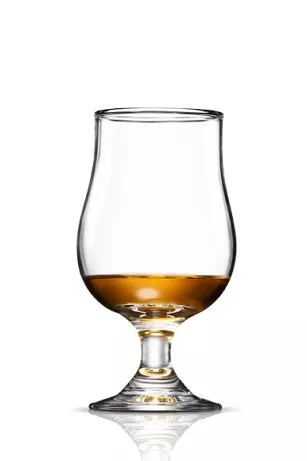 A glass of whisky neat