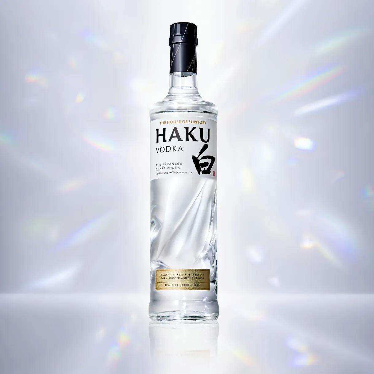 Haku vodka new shiny bottle
