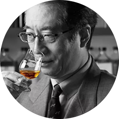 Master blender Shingo Torii is nosing whisky