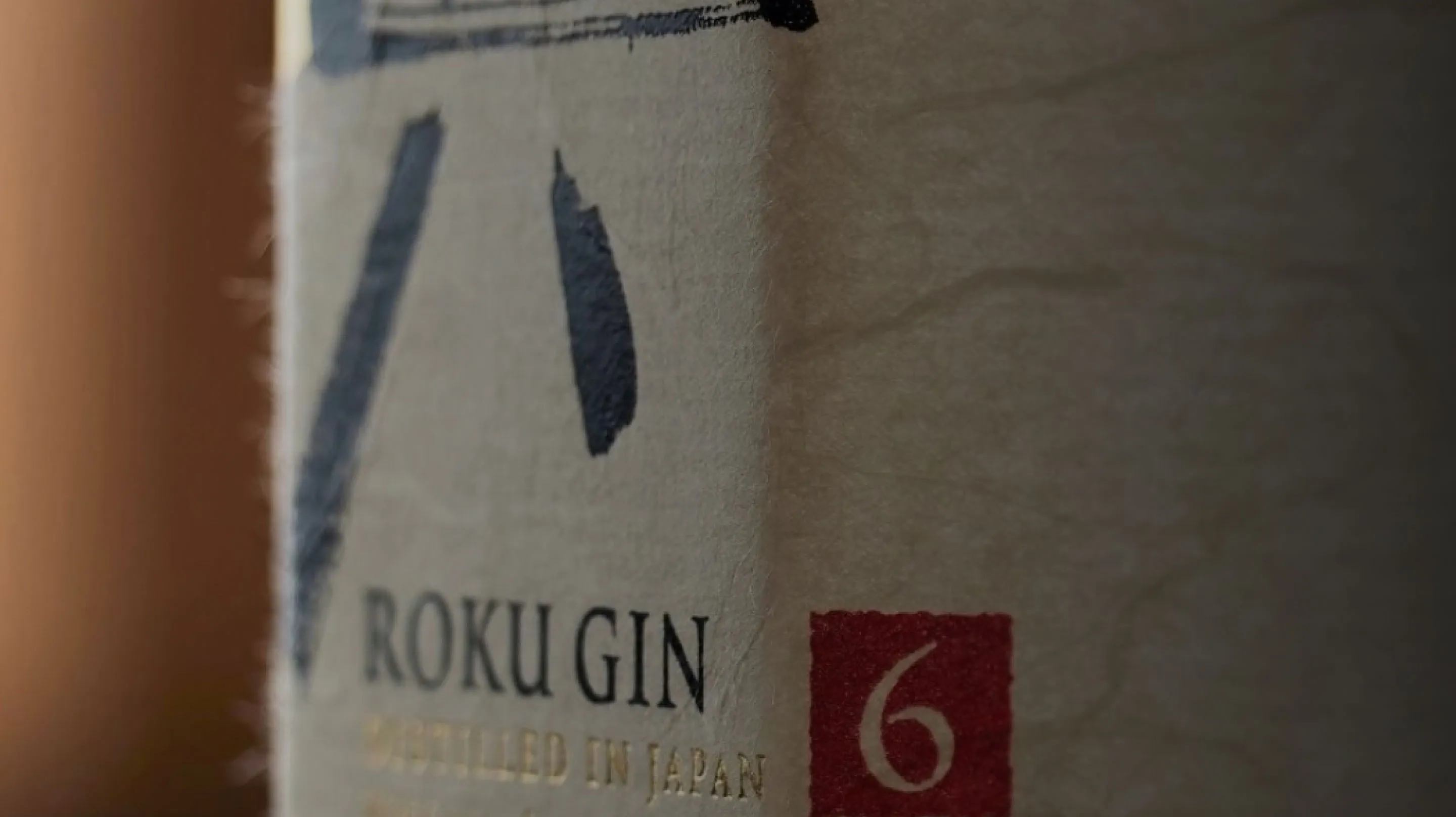 Roku japanese craft gin bottle