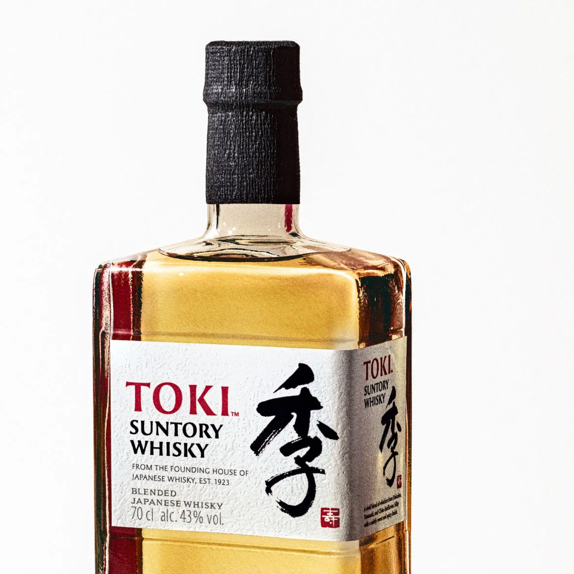 A bottle of toki whisky.
