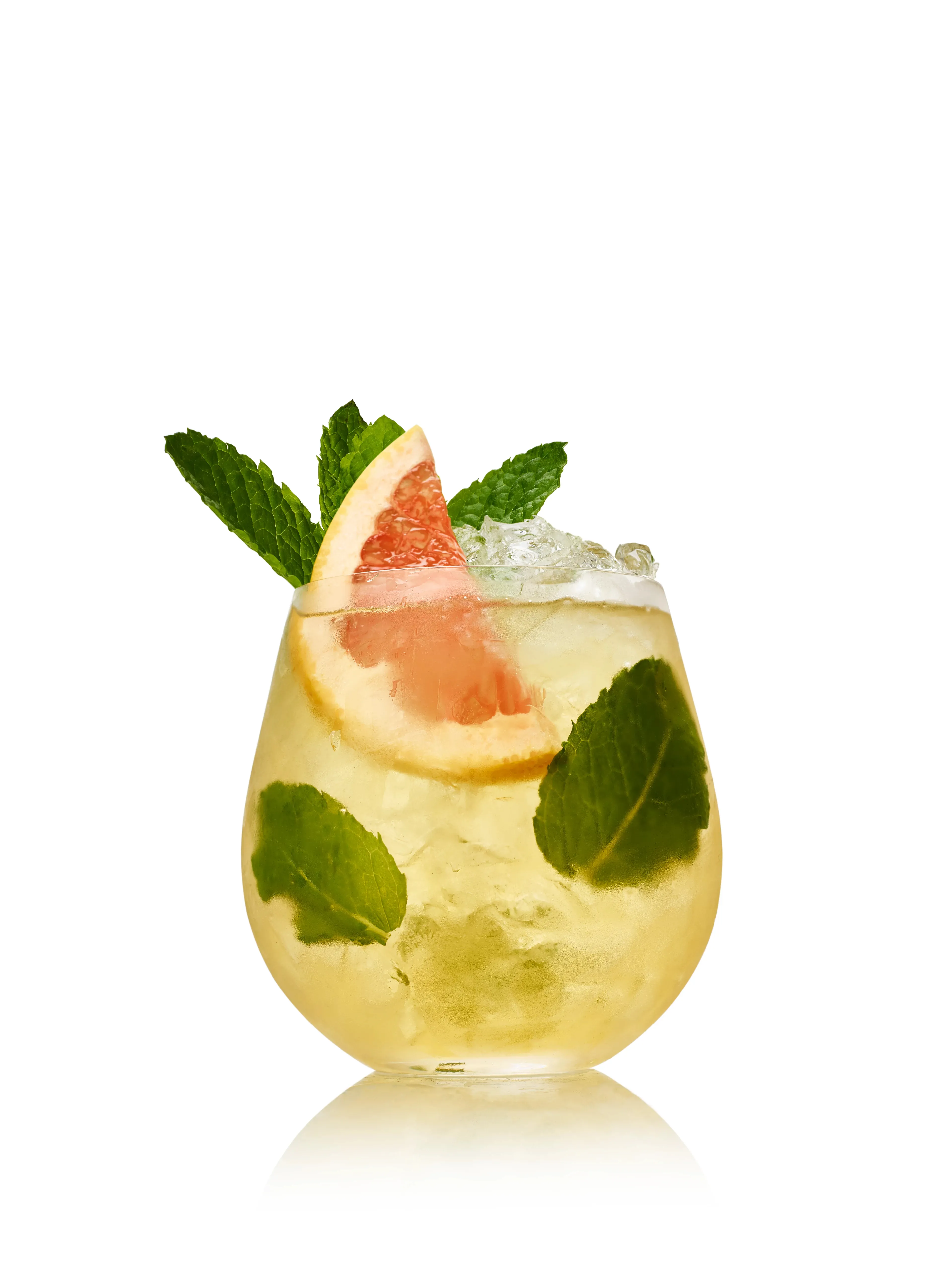 Toki Whisky Mint Julep cocktail with grapefruit garnish