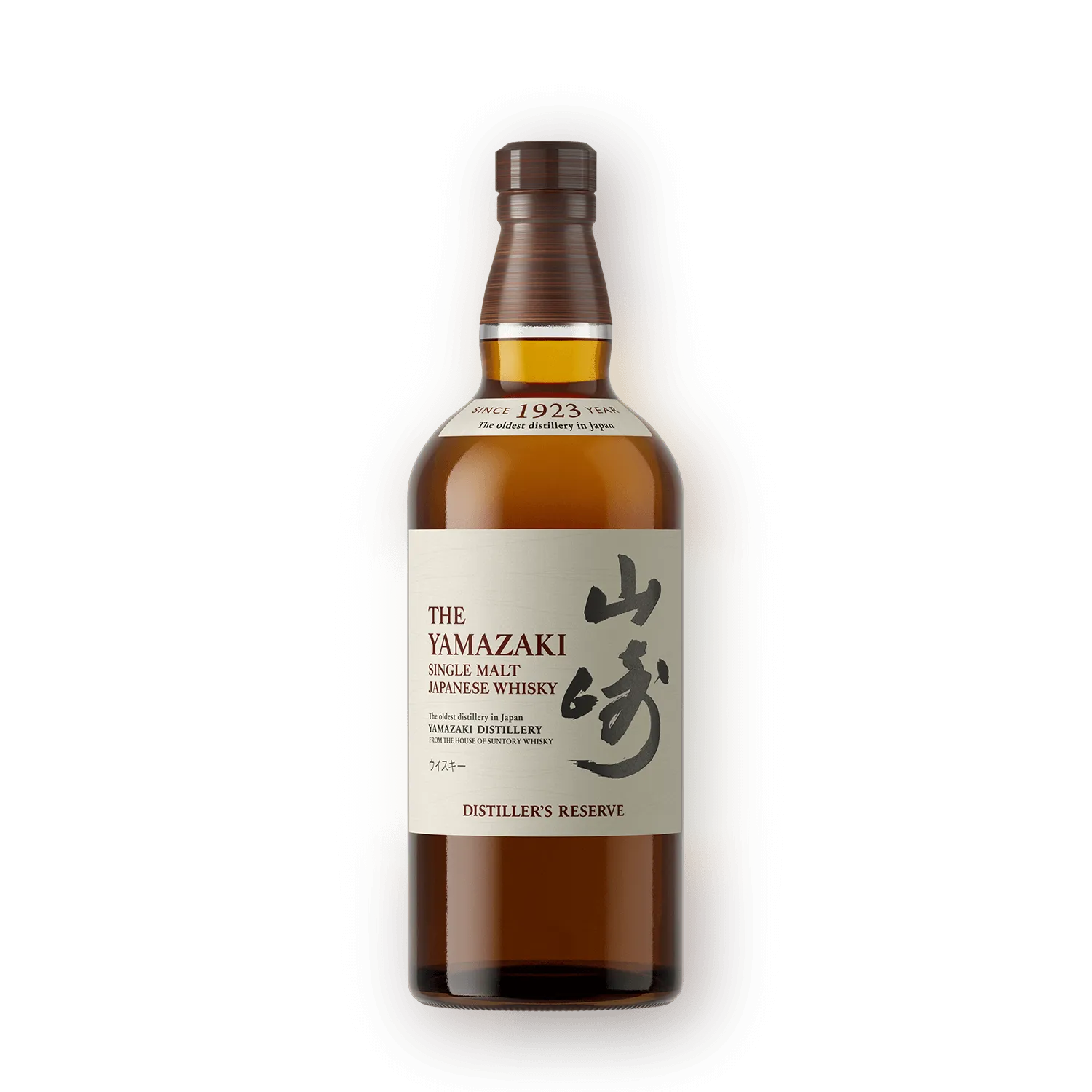 Bottle of Yamazaki distiller's reserve