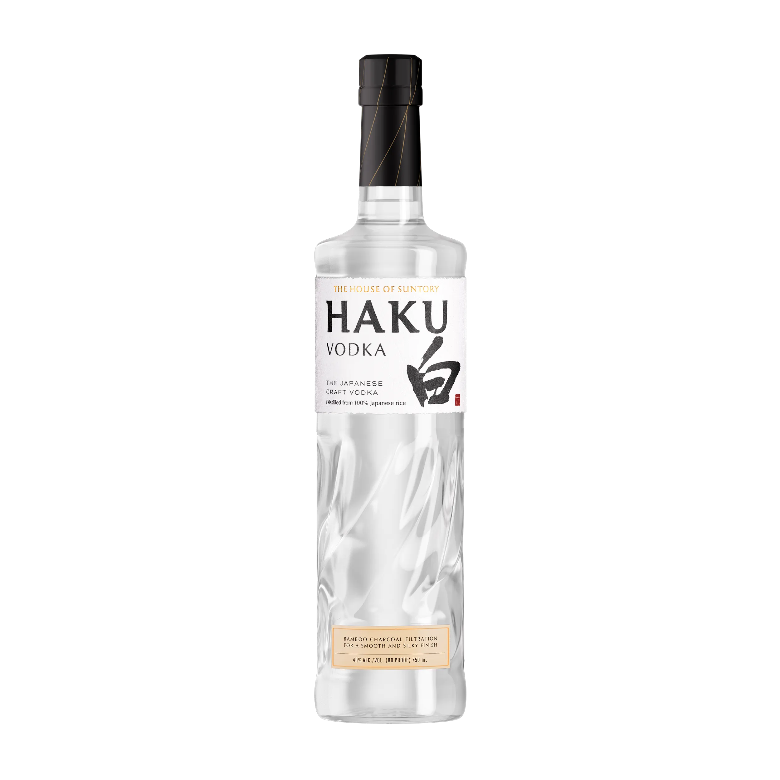 Haku Craft Vodka in cylindrical bottle