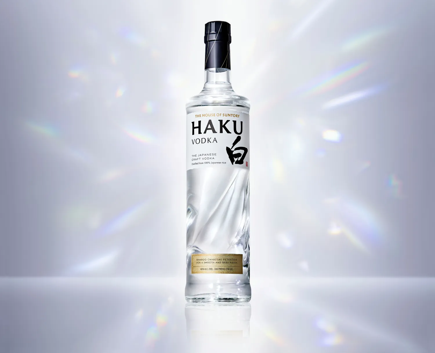 Haku vodka new shiny bottle
