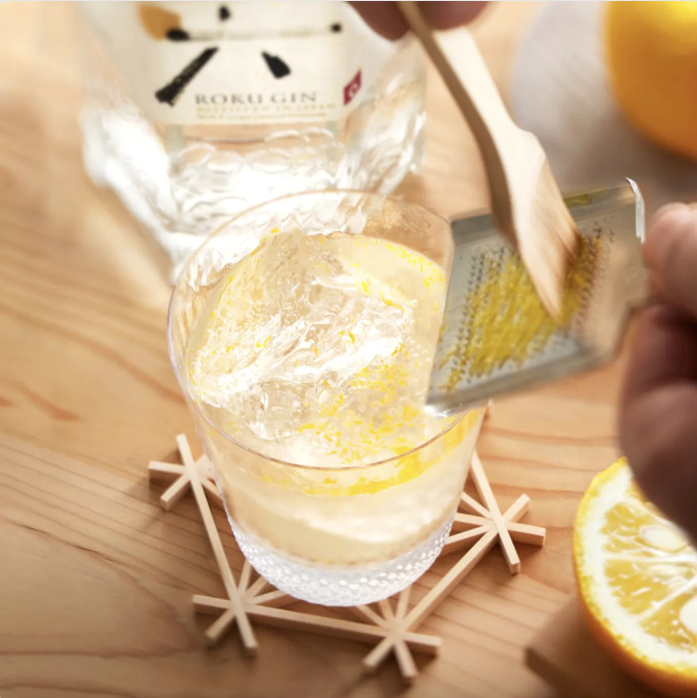 Roku gin cocktail glass