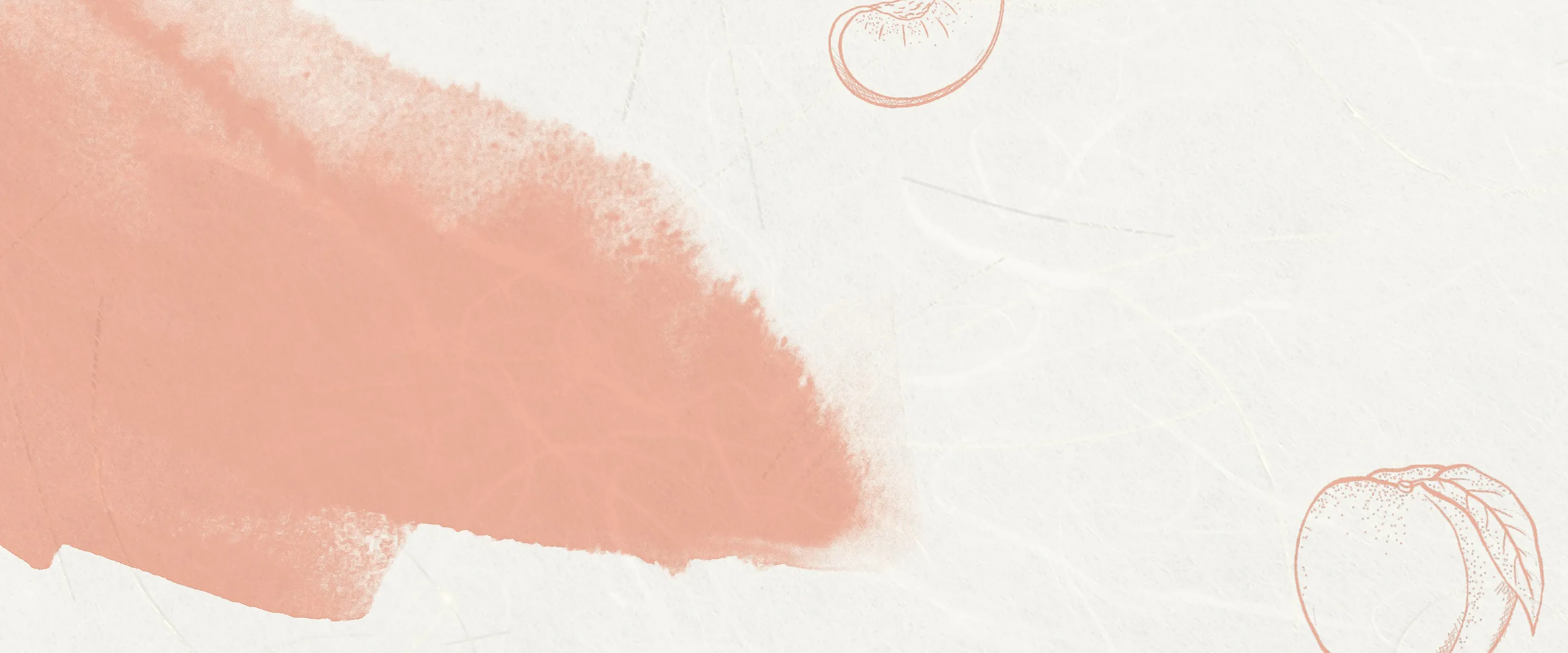 white-peach-background