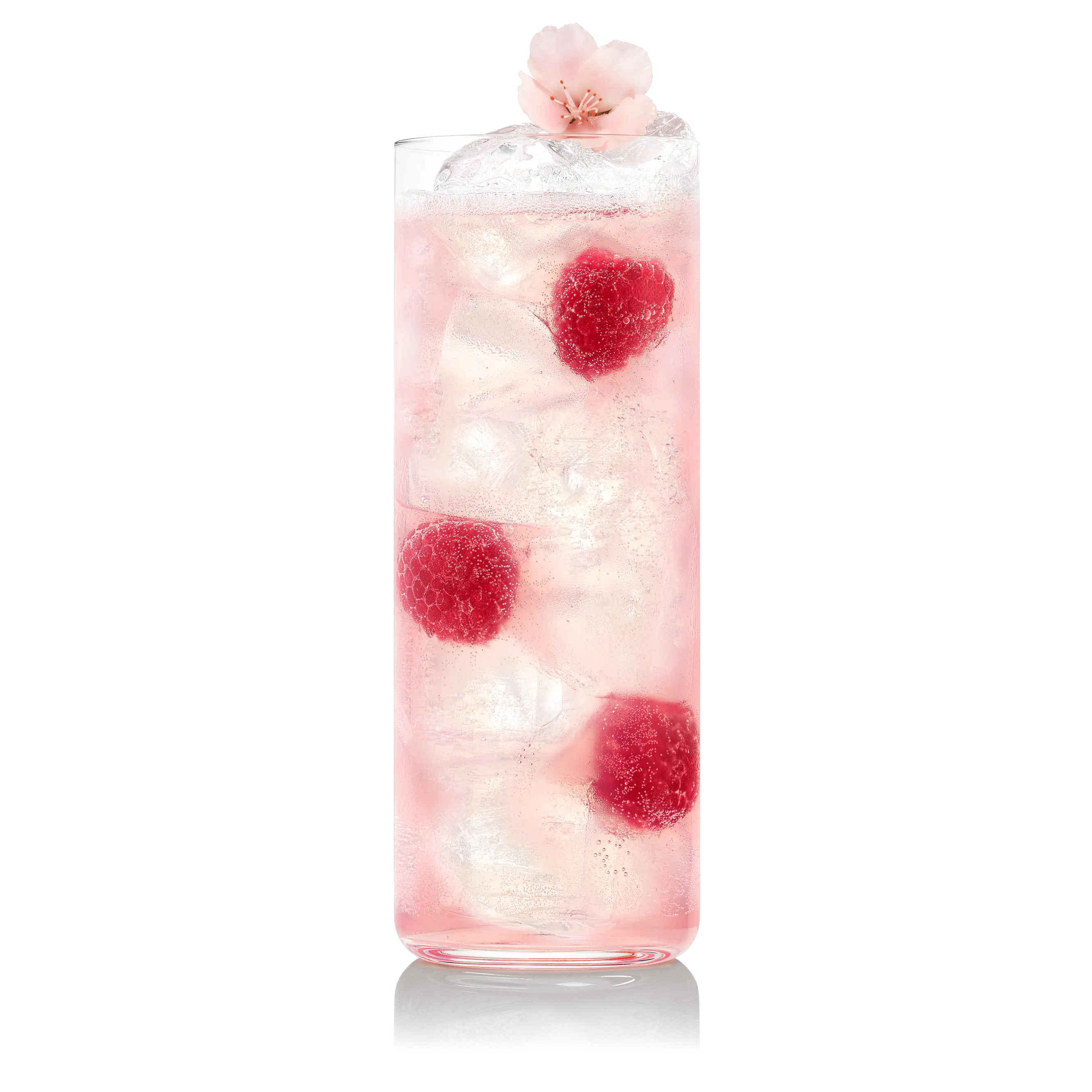 A glass of roku hanami fizz