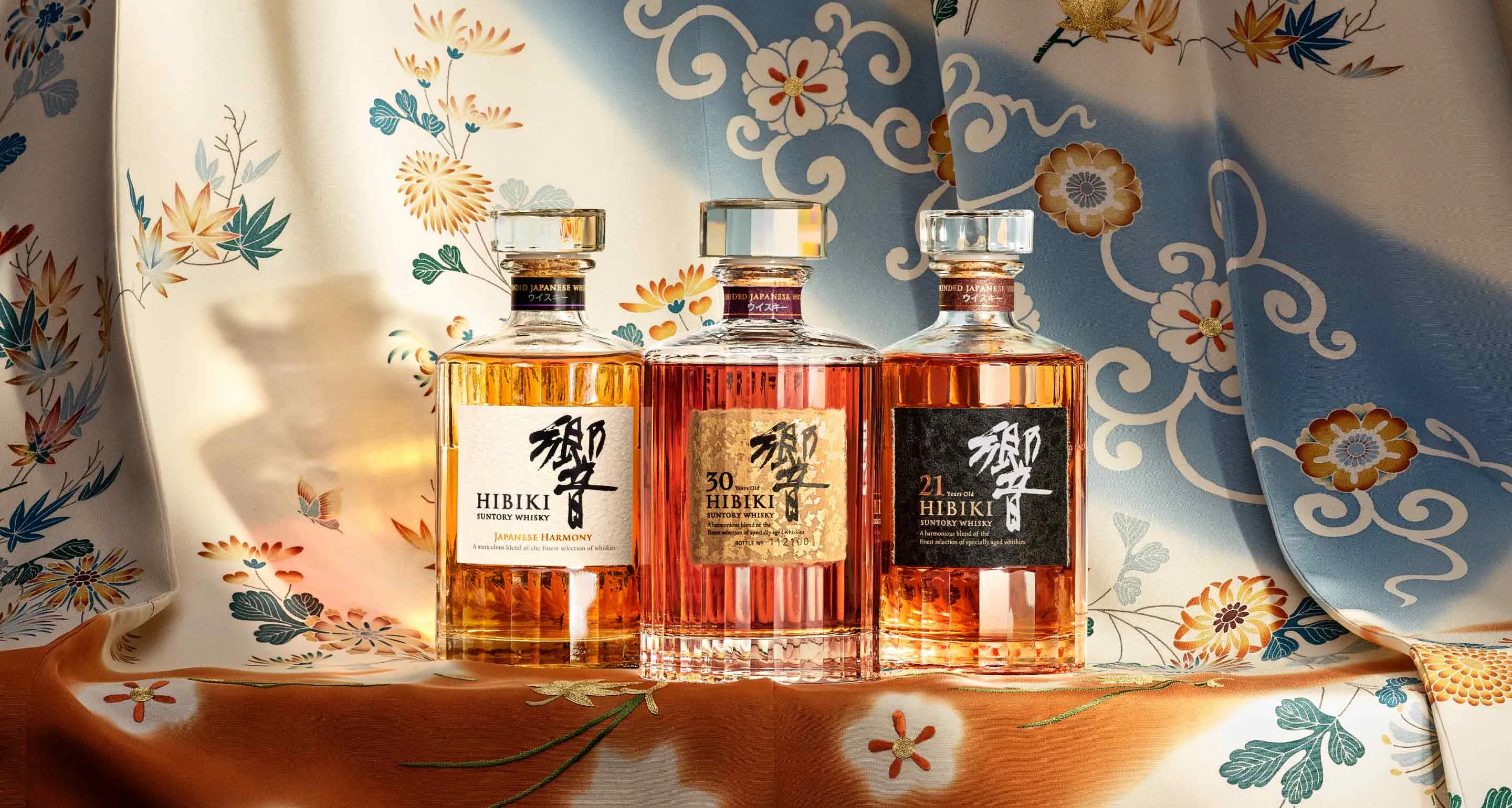 Hibiki bottles image with beautiful background