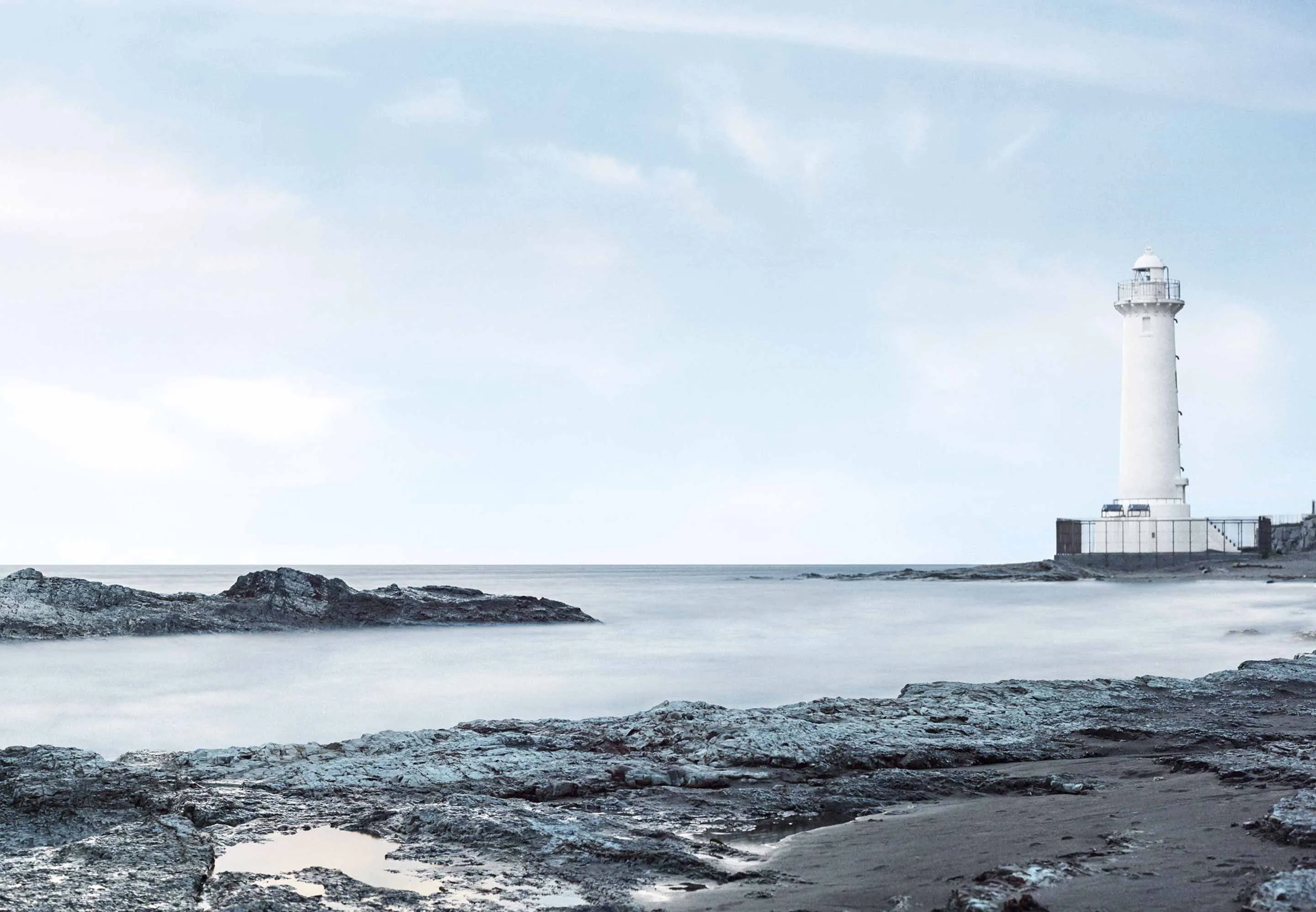 Coastal area with light house