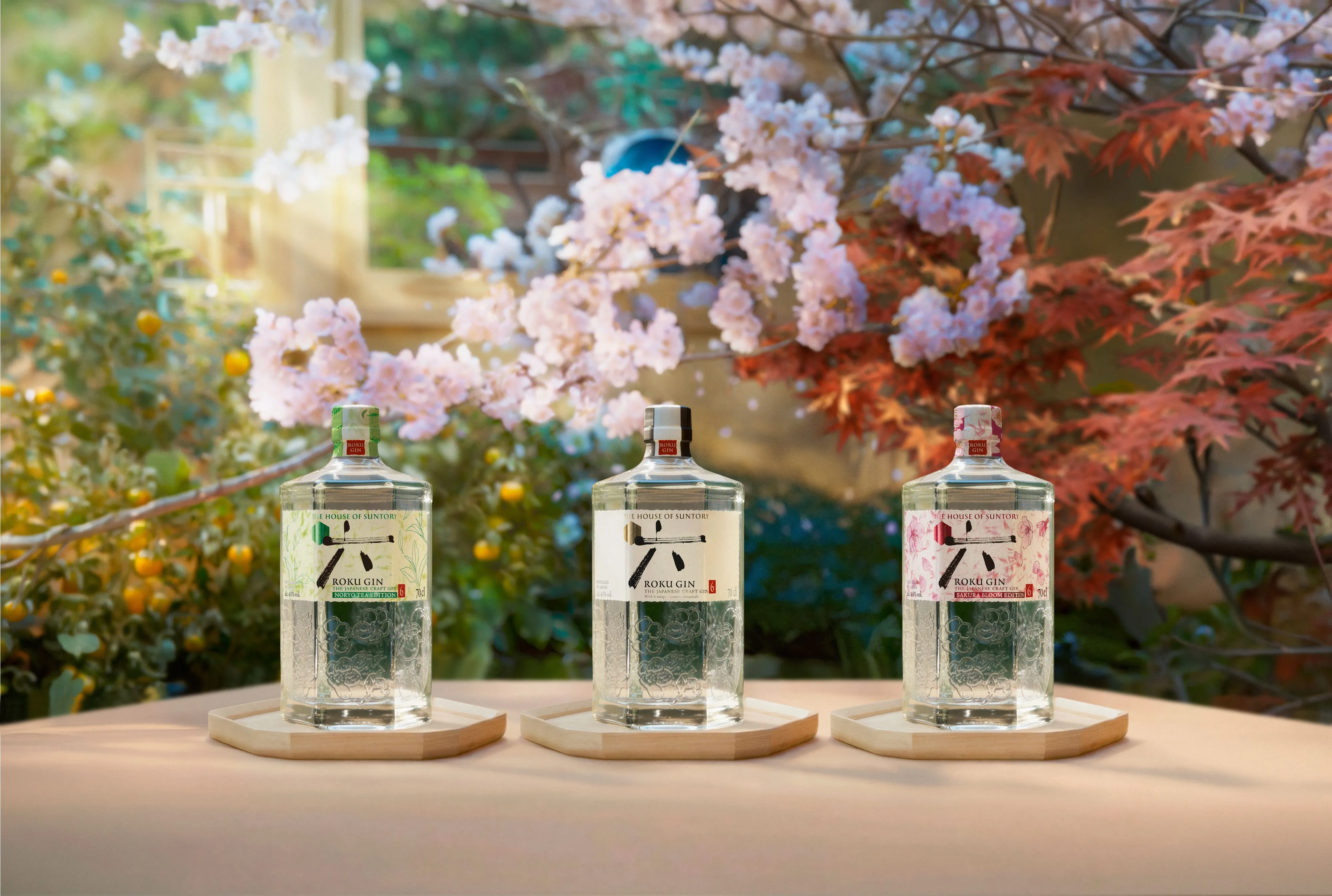 Roku Gin Range CGI Lifestyle